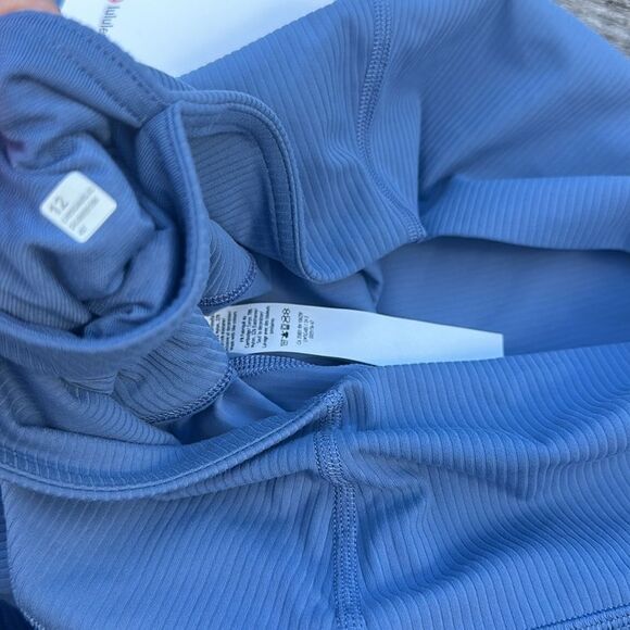 Lululemon Align High-Rise Ribbed Mini-Flared Pant Regular oasis blue size 12 NWT - Picture 6 of 6